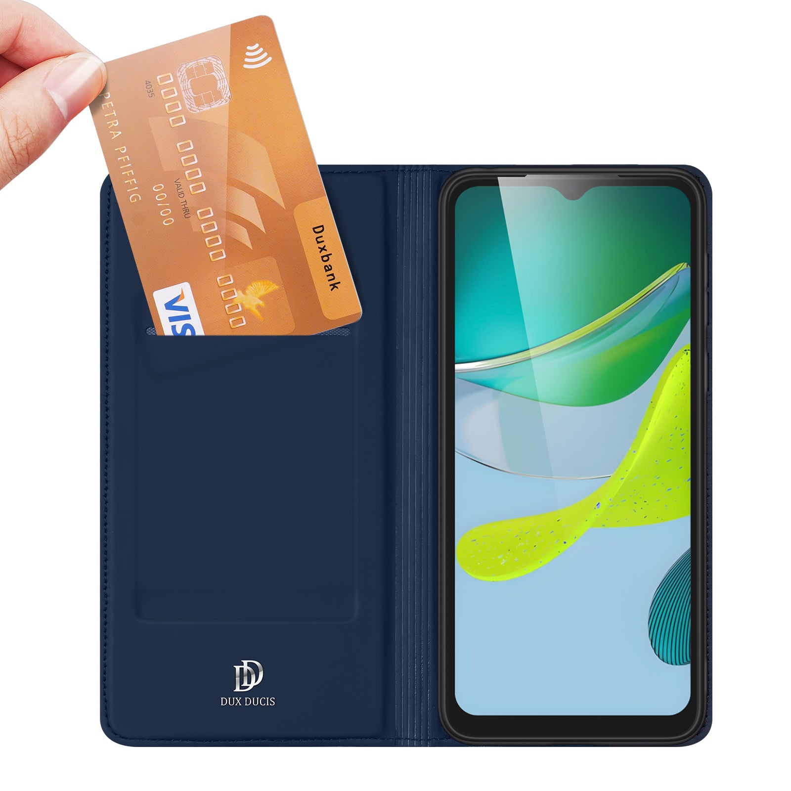 DUX DUCIS Skin Pro Series For Motorola Moto E13 4G PU Leather Phone Stand Case Card Holder Anti-drop Phone Cover DUX DUCIS Skin Pro Series For Motorola Moto E13 4G PU Leather Phone Stand Case Card Holder Anti-drop Phone Cover
